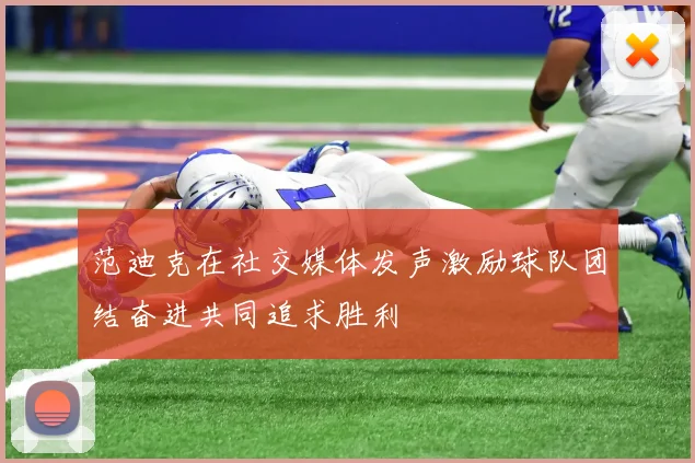 范迪克在社交媒体发声激励球队团结奋进共同追求胜利
