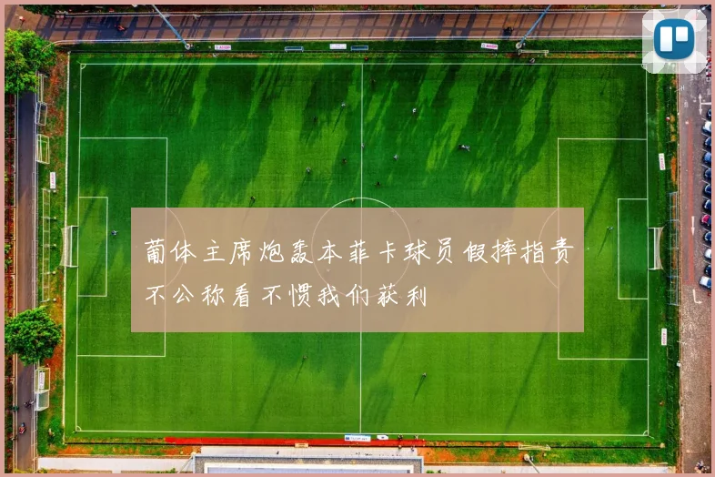 葡体主席炮轰本菲卡球员假摔指责不公称看不惯我们获利